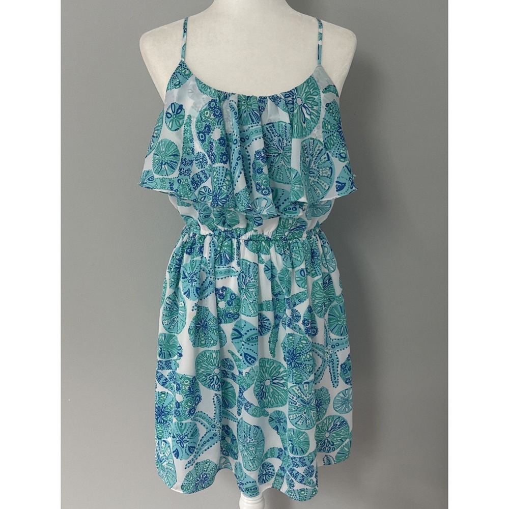 Lilly Pulitzer Blue and White Mini Dress